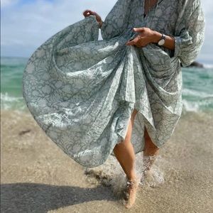 Daughters of India: Kyra Midi Dress - Jade